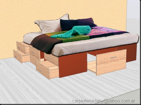 CAMA CON CAJONES | La Carpinteria de Daniel